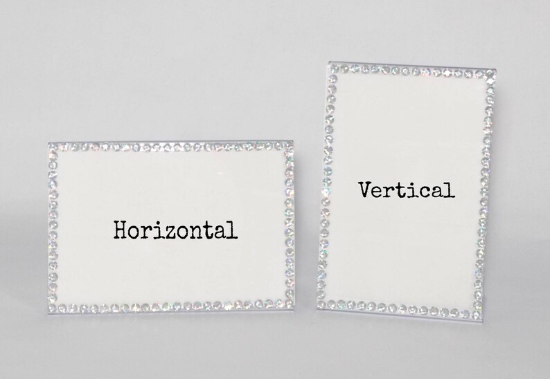 Bling picture frame 4x7 5x7 8x10 sparkle rhinestones acrylic Etsy