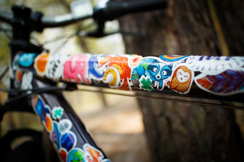 Reflective Stickers for Bike & Helmet Color Print for Road Etsy