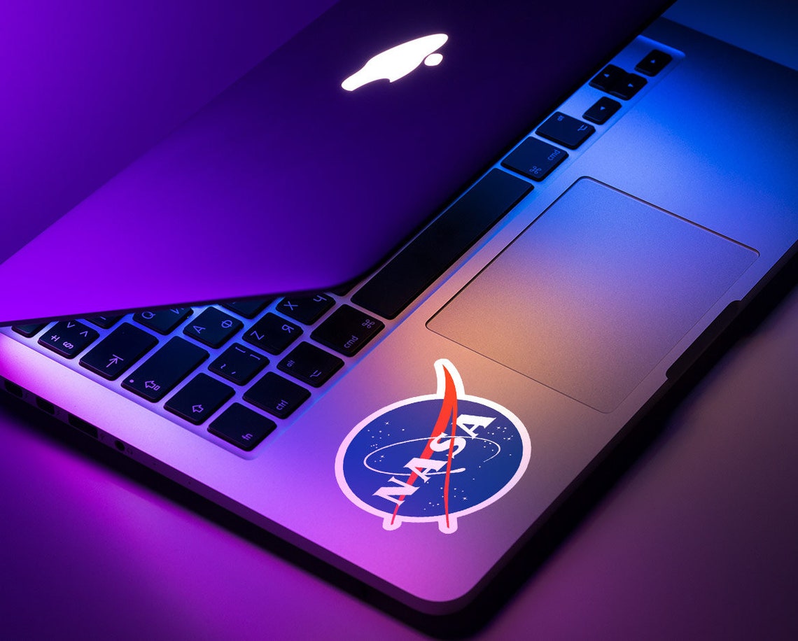 Laptop vinyl sticker NASA logo for macbook pro. About Solar | Etsy