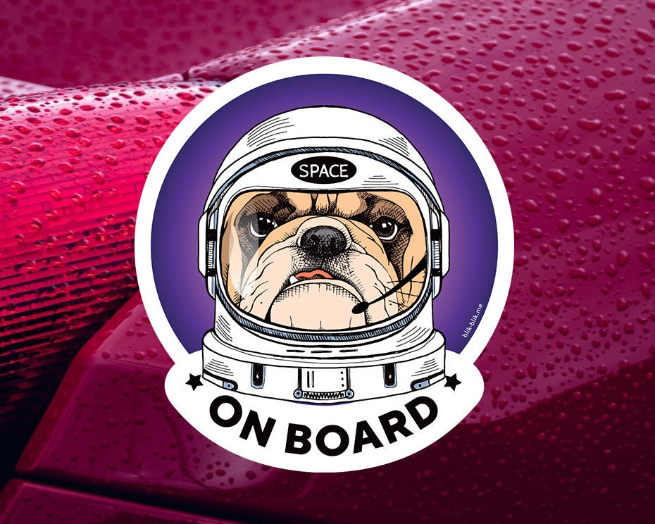 English Bulldog Car Decal 6 and Laptop Sticker 3 Etsy