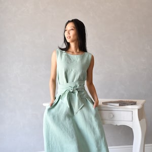 Linen Wrap Dress Linen Summer Dress Linen Multiway Dress - Etsy