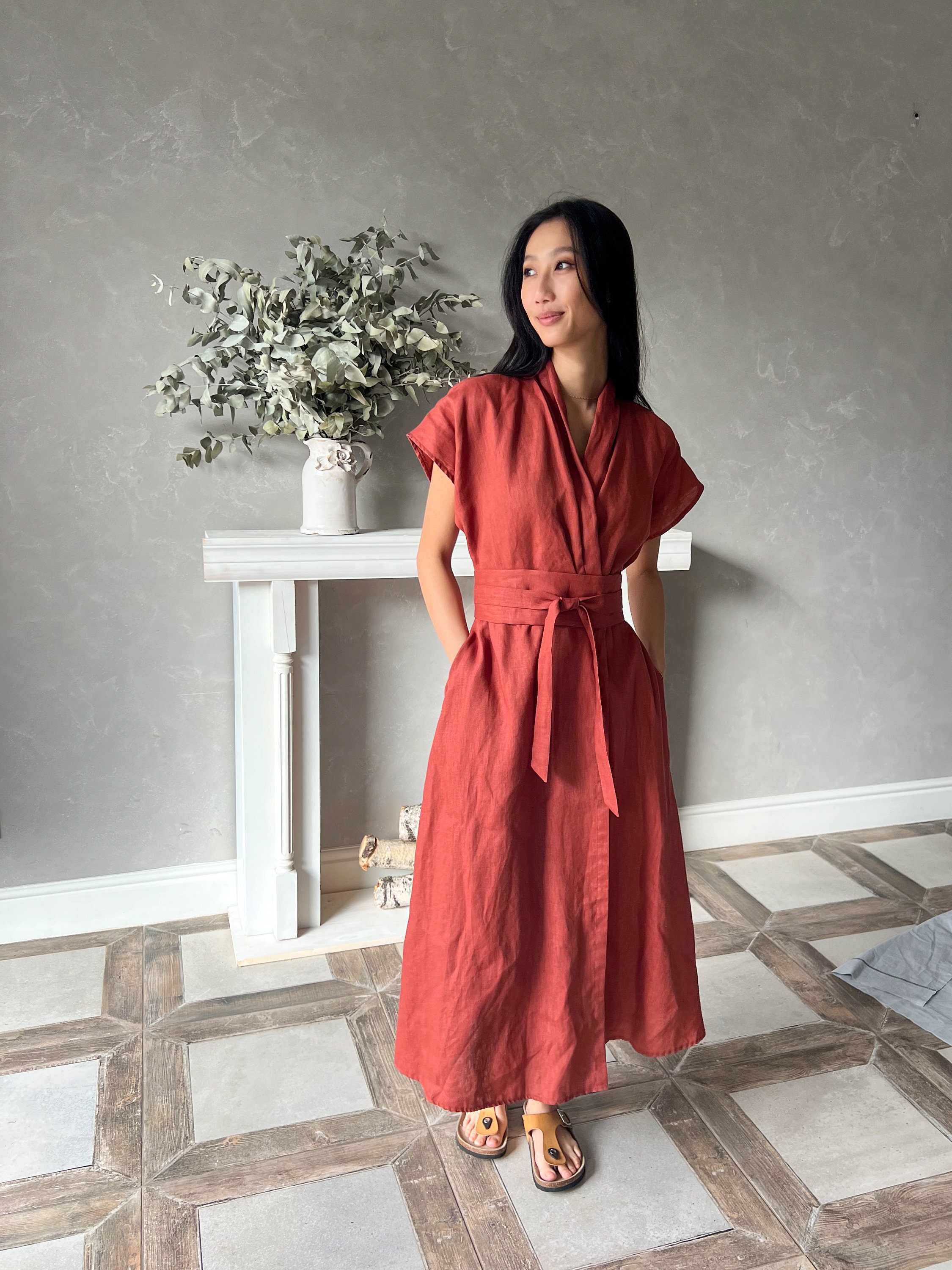 Aliki wrap dress discount