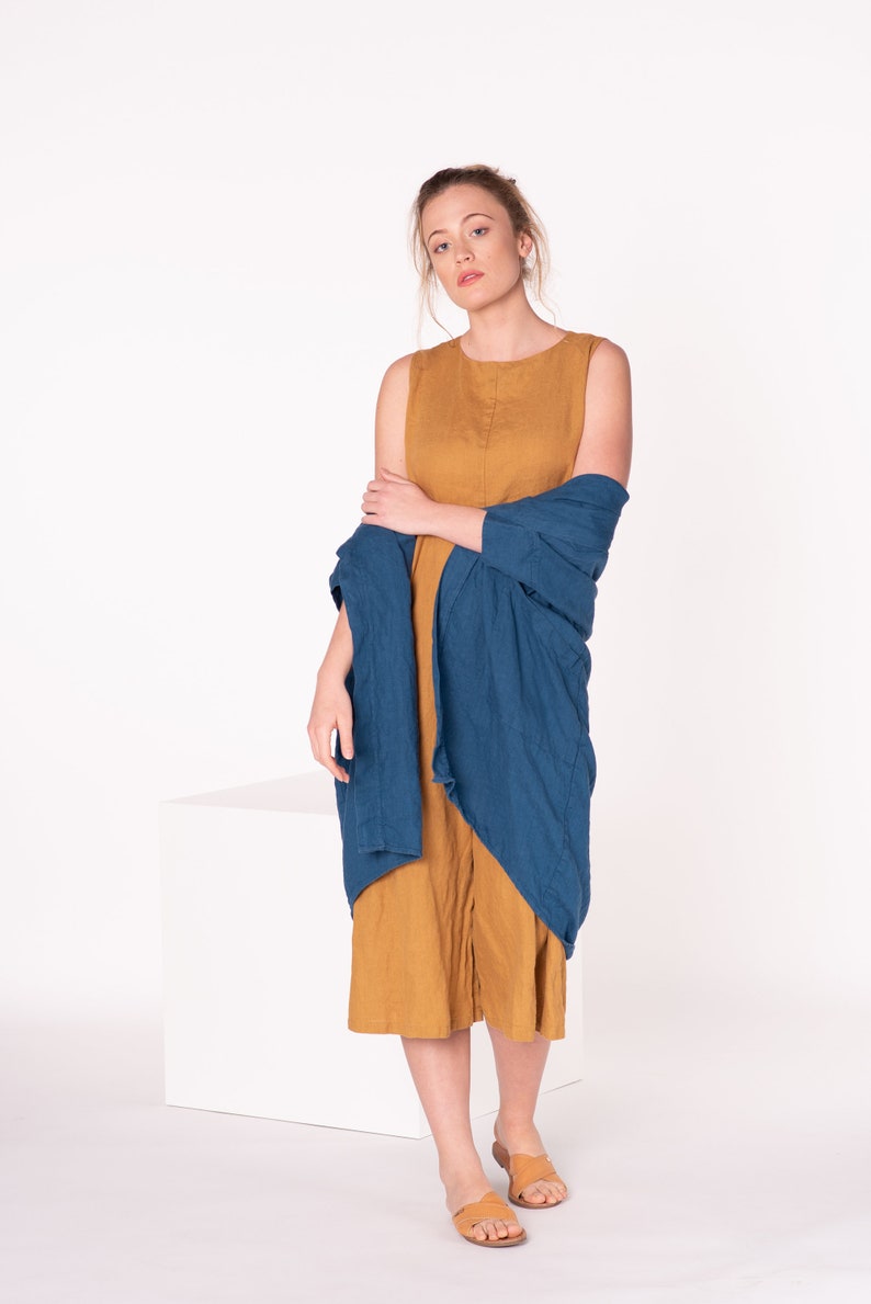 Linen jacket women ODETTE / Linen kimono jacket / Linen robe Etsy