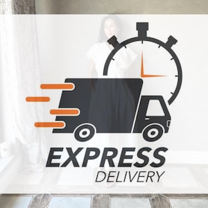 Express delivery via courier / non-refundable /
