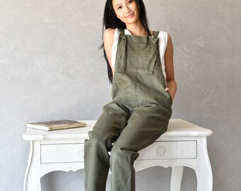 Morbuy retro tuinbroek voor dames, casual, baggy jumpsuit