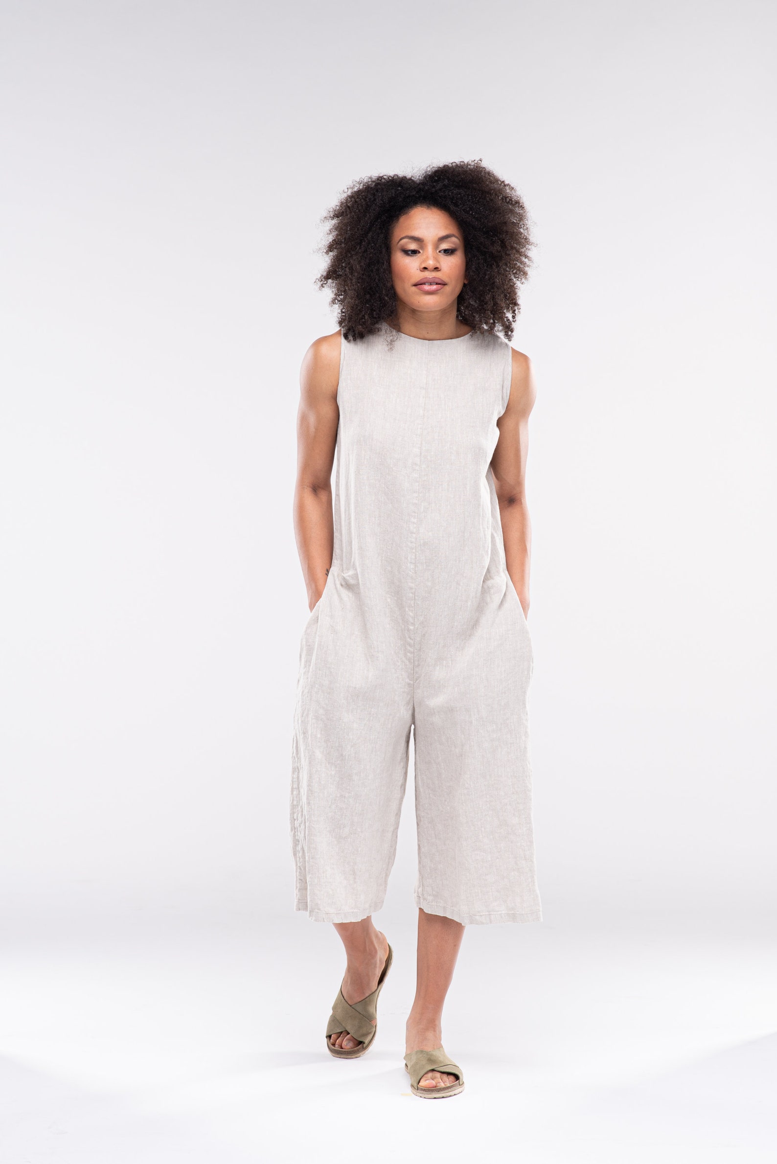 Rose Linen  jumpsuit main image 0