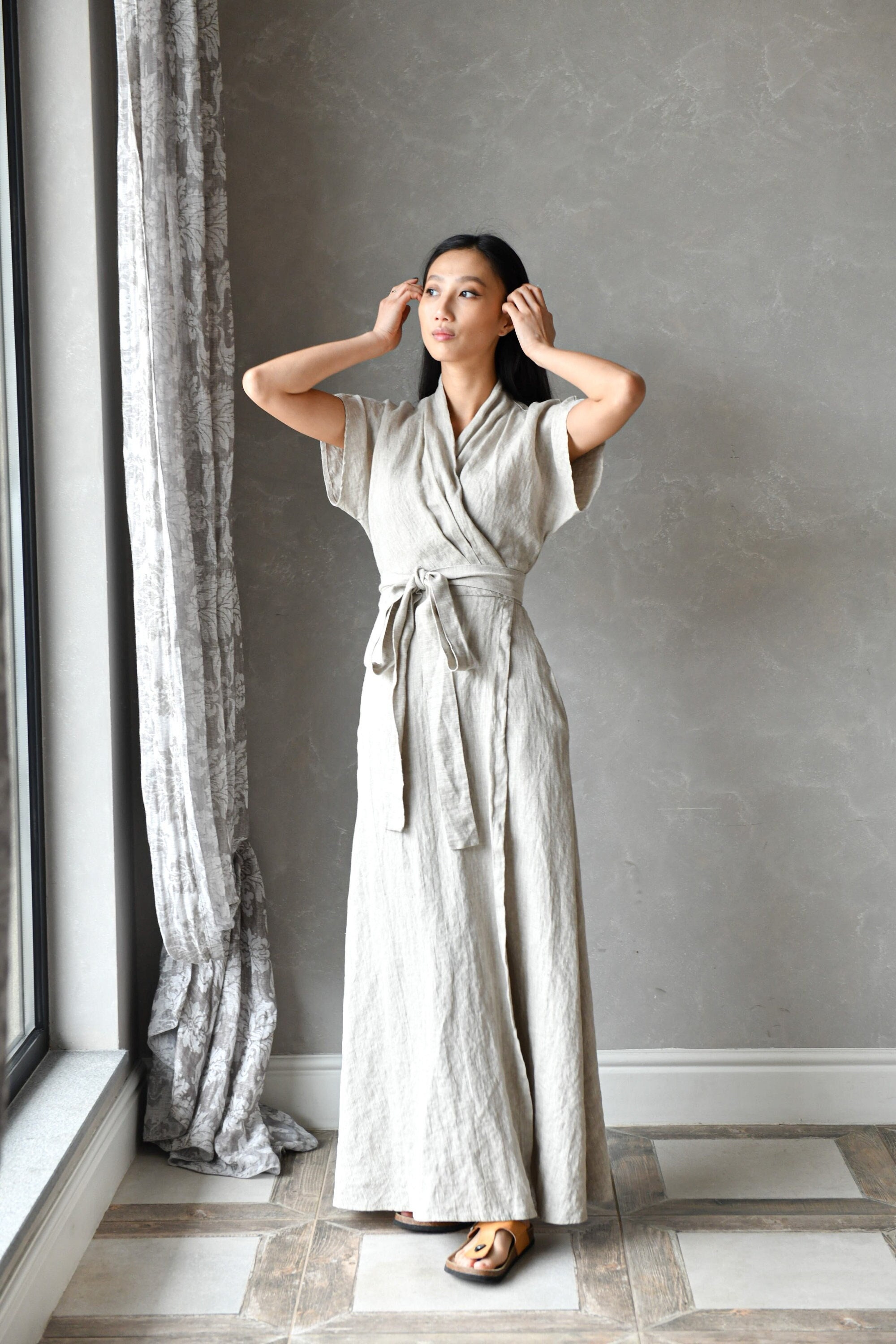 Robes portefeuille longue hotsell