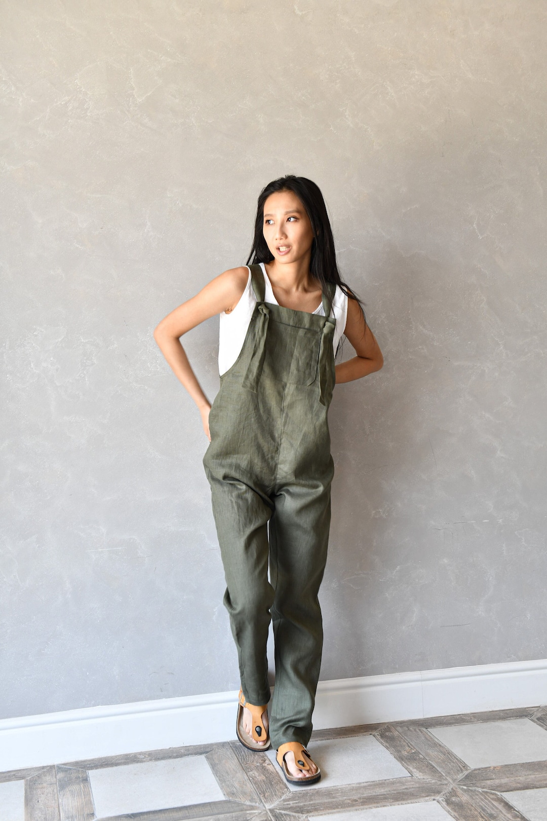 Linen Overalls