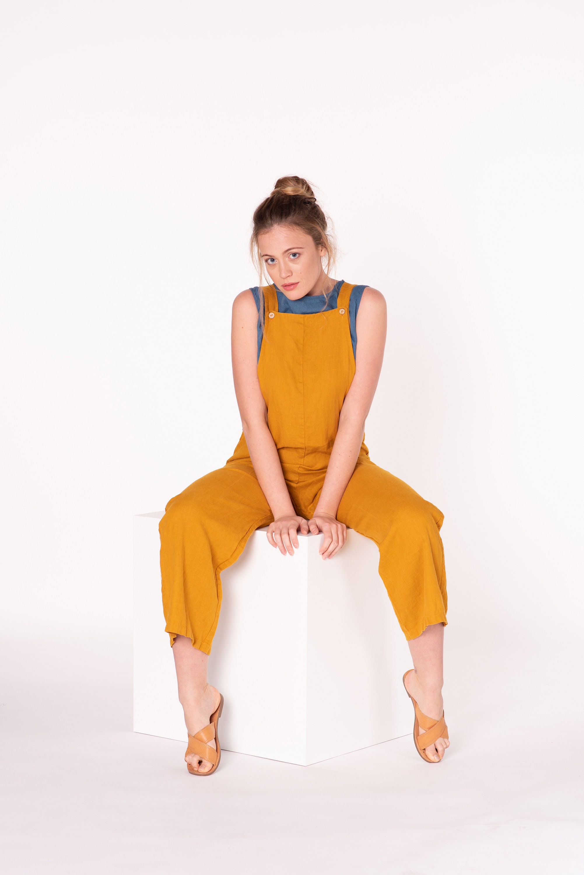 Kaia denim jumpsuit 2025