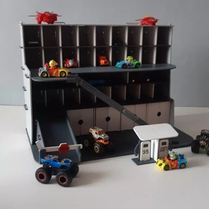 木製おもちゃの車ガレージ、幼児用駐車場ガレージおもちゃ、おもちゃの車用おもちゃの車収納