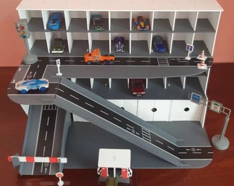 Toy Garage, Toy Garage for Toddler, Gift for boy, Montessori toys