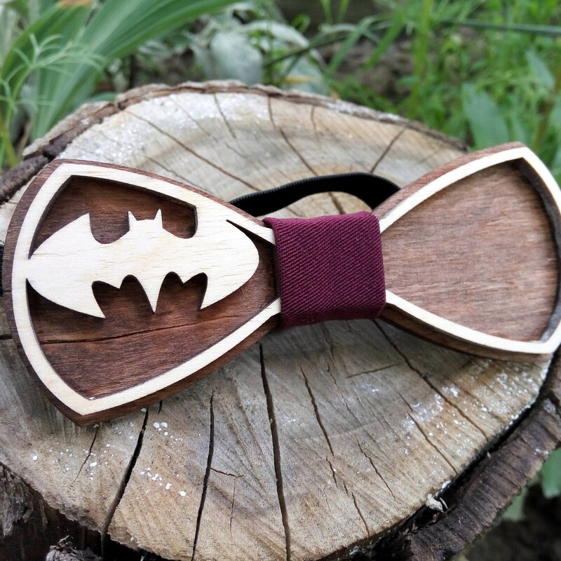 wooden bow tie etsy