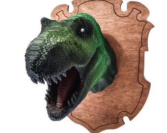 3D T-rex Dinosaur - Paper Dinosaur Head Puzzles, Paper Puzzles, Corrugated Board,Papercraft Animal, DIY Papercraft,Home Decor, Gift for Kids