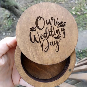 Wedding USB couple gift, Wood USB drive box, Wooden USB flash drive, Wedding memory box, Wedding gift, Anniversary gift from Ukraine