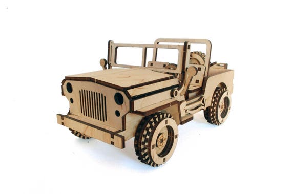 3d wooden construction kits
