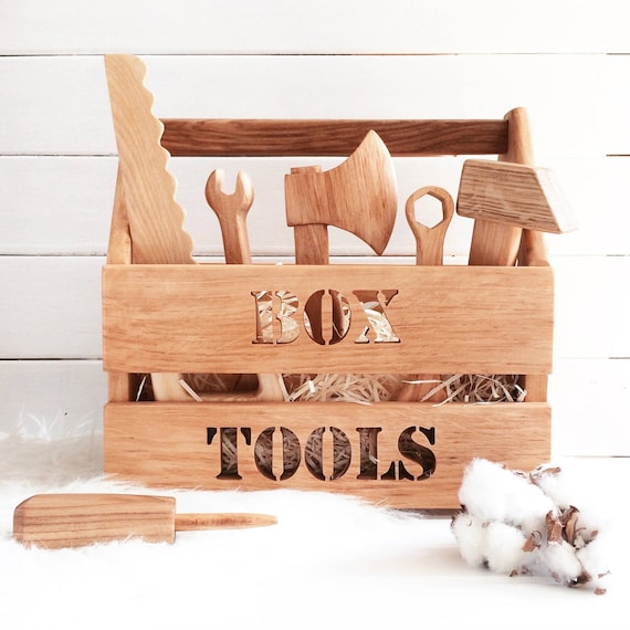 childrens wooden toy storage