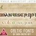 see more listings in the Celtic Fonts section