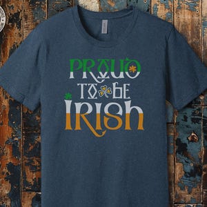 a t - shirt that says i love to be irish