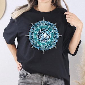 Celtic Kraken Shirt, St Patricks Day | Irish Pub Crawl - Spiral Mythic Design | Unisex Bella Canvas