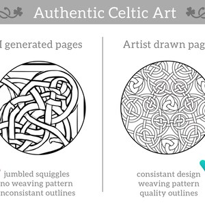 two different types of celtic art