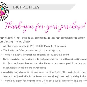 a white paper with a pink font that says thank you for your purchase
