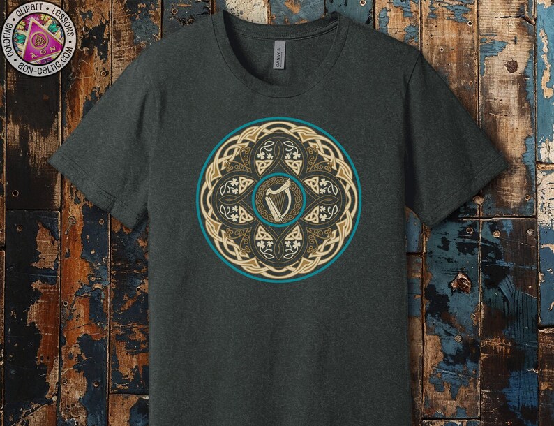 a t - shirt with a design on it