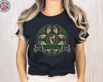 Celtic Ireland Shirt: Irish Crest, Shamrocks - St Patrick’s Day Tee