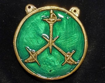 Order of Defense Medallion - enamel epoxy on bronze - SCA