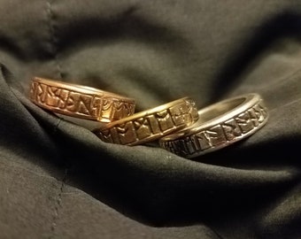 Rune Ring - Anglo-Saxon Kingmoor Ring-inspired