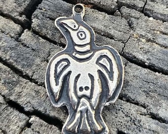 Woden’s Raven - Viking coin-inspired pendant (Pictish adjacent)