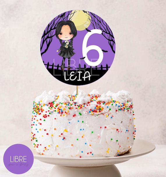 Wednesday Addams cake topper / Wednesday cake topper -  Portugal