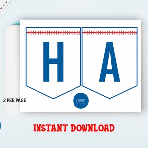 LA Dodgers Bunting Banners Happy Birthday , Dodgers Digital Banner, LA ...