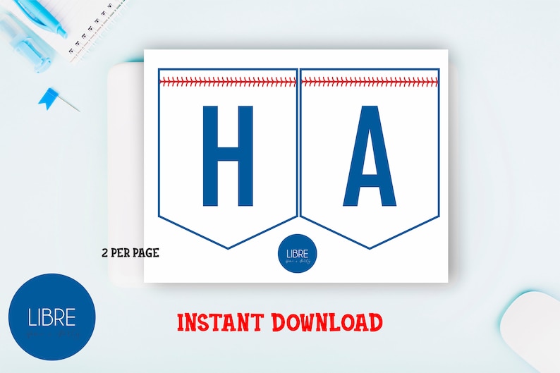 LA Dodgers Bunting Banners Happy Birthday , Dodgers Digital Banner, LA ...