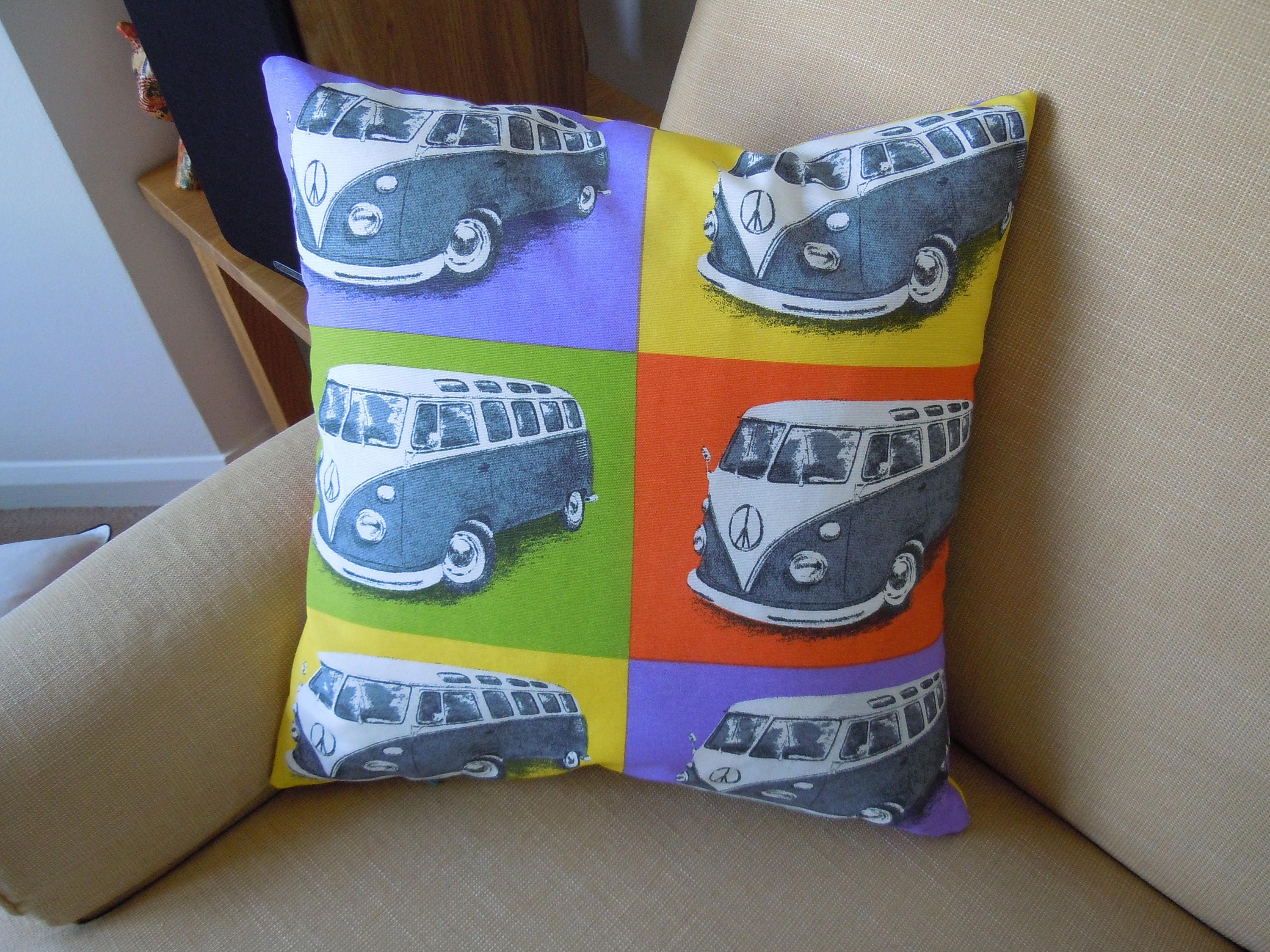 Camper Van Cushion Cushions Cushion Cover Vintage Look Etsy Ireland