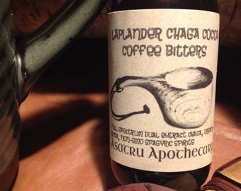 Laplander Chaga Cocoa Coffee Bitters (2oz) spagyric / dual extract chaga / high grade cacao / coffee bitters / chaga tincture