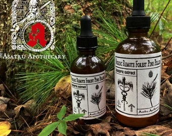 Nordic Remote Forest Pine Pollen Extract (2oz, 4oz) wildcrafted, energy, men's tonic
