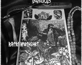 Magus vol. 4 shamanism, plant shaman, entheogens, ethnobotany, Asatru, ethnomycology, Hyperborean, folklore, occult lore, zine