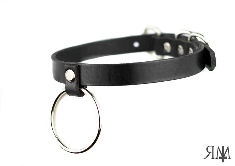 sm Halsband sm Collar Slave Choker Kitten Collar Choker Necklace Halsband Gothic Choker O Ring Auryn Handmade Leather Choker Necklaces Jewelry Bigfood Co Il