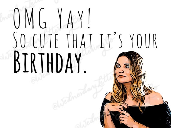 Schitt's Creek Alexis Rose Birthday, Printable Card, Alexis B-day