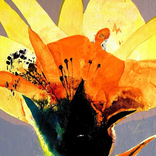 Victor Tkachenko Flower, Abstract Contemporary Art, Extra Large