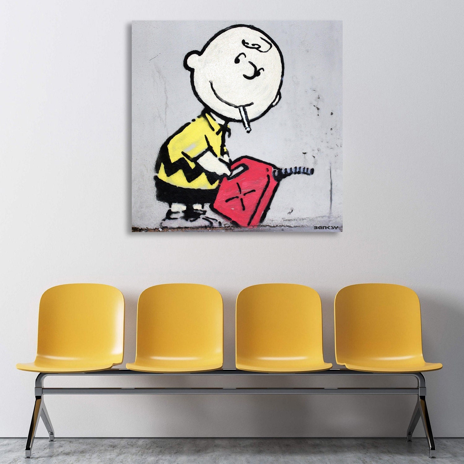 Charlie brown banksy - Etsy 日本