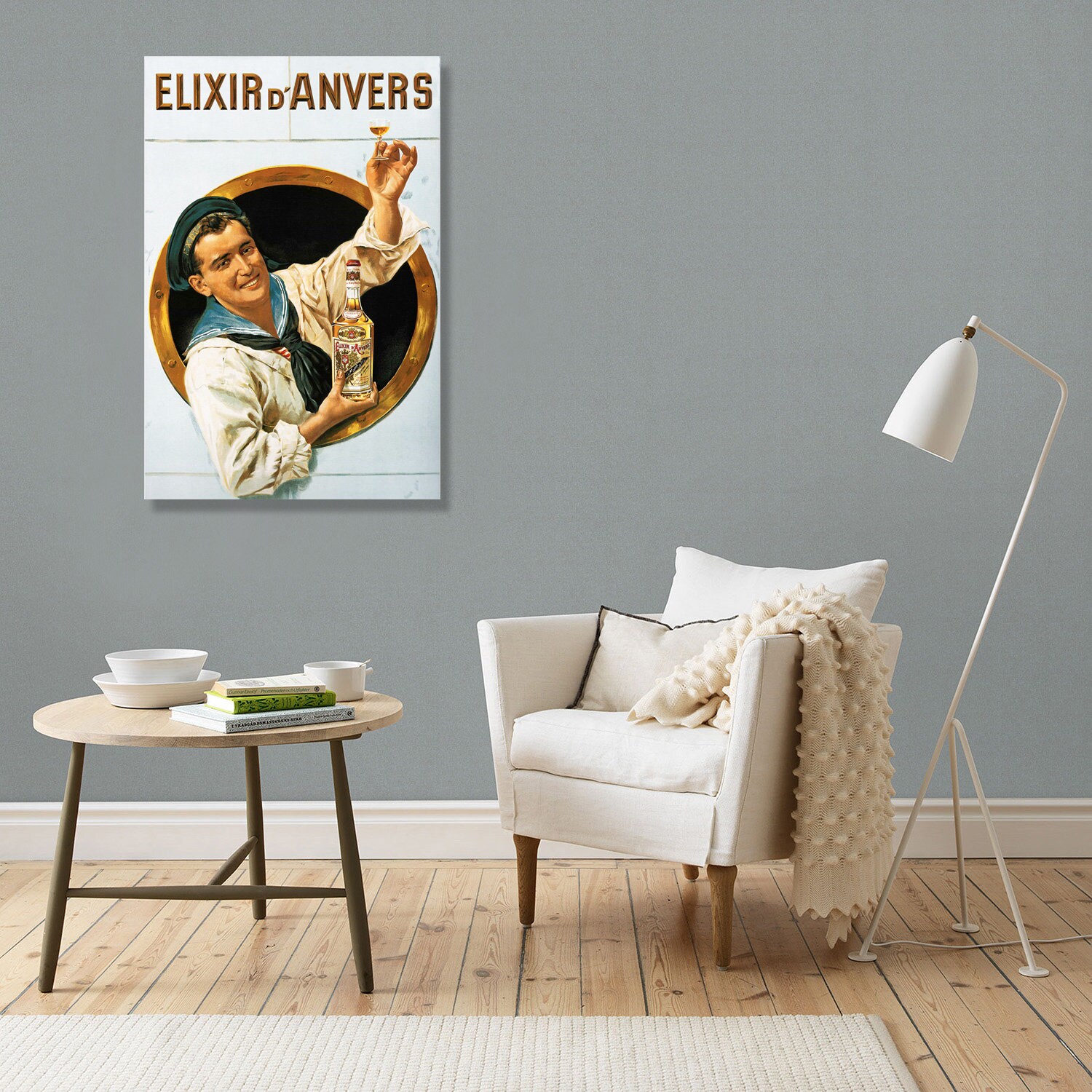 Velixir Poster Vintage Advertising Poster Elixir D'anvers, Large Wall Metal Alcohol ...