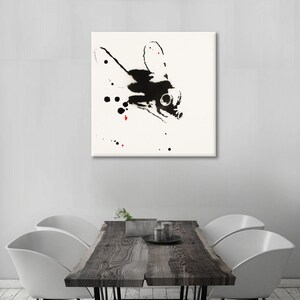 Banksy Graffiti Mosquito, Extra Large Wall Art Metal Print, Street Art, Photo on Metal, Modern Grunge Style Art for Home, Office, Loft
