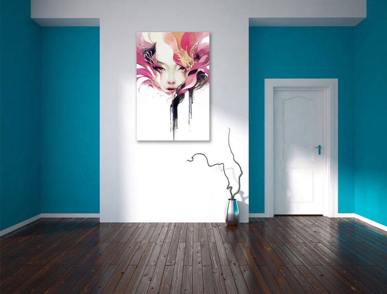 Extra Large Metal Wall Art Print Contemporary Abstract Etsy