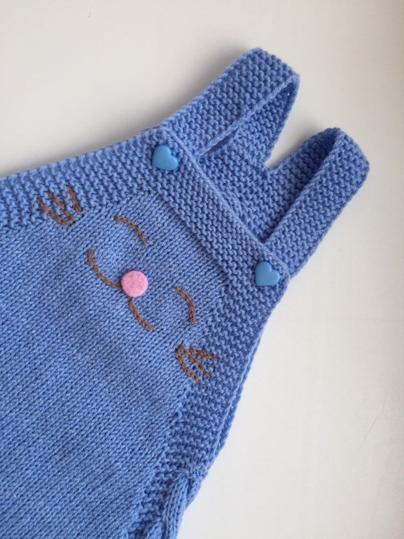 baby overalls newborn romper Blue romper cotton silk Knit Baby romper 0-3 mon handmade onesies newborn shots baby photo props