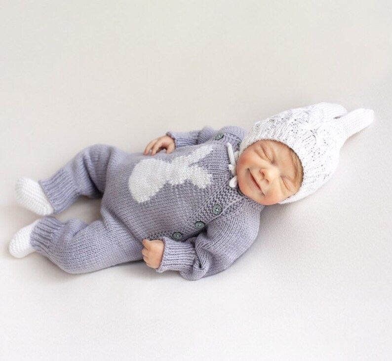 home knitted baby clothes