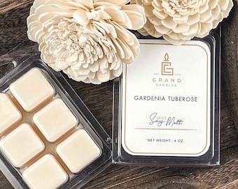 Try Our Delightful Gardenia Tuberose Soy Wax Melts for an Aromatherapy Oasis