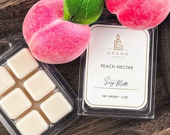 Peach Nectar Soy Wax Melt - A Delightful Natural Scented Soy Wax Melt
