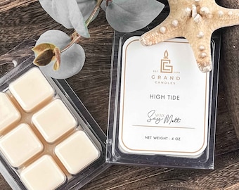 High Tide Soy Wax Melts - Een rustgevend, ontspannend aroma dat je meeneemt naar een uitje aan de oceaan