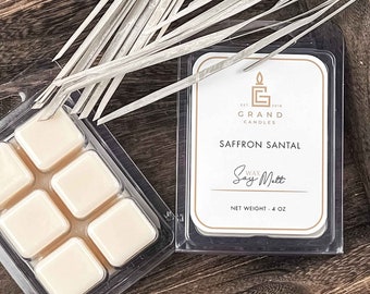 Saffron Santel Soy Wax Melt - Natural Scented Soy Wax Melt